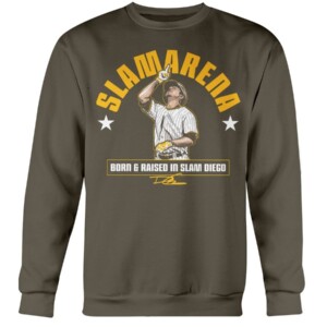 SLAMARENA SHIRT BORN AND RAISED IN SLAM DIEGO Daniel Camarena San Diego Padres