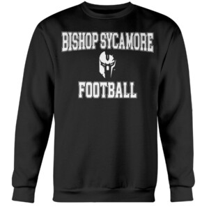 BISHOP SYCAMORE FOOTBALL BLACK SHIRT