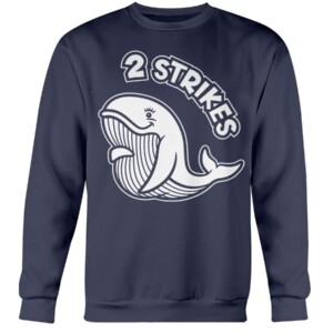 2 Strikes Shirt David Cone pregnant whale New York Yankees