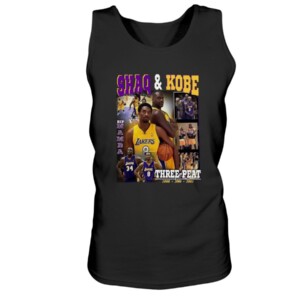 SHAQ AND KOBE THREE-PEAT Los Angeles Lakers