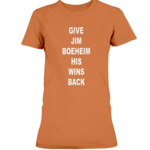 GIVE JIM BOEHEIM HIS WINS BACK SHIRT Tyler Lydon Syracuse Orange men's basketball Jim Boeheim