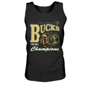 Big & Tall Ring Bling T-Shirt Milwaukee Bucks 2021 NBA Finals Champions