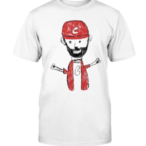 CASTELLANOS ILLUSTRATION SHIRT NICK CASTELLANOS LIAM CASTELLANOS Cincinnati Reds