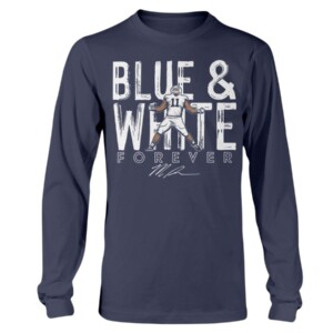 BLUE AND WHITE FOREVWE SHIRT Micah Parsons - Dallas Cowboys