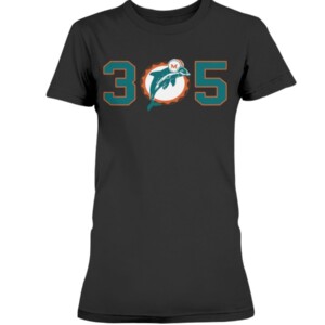 305 T-Shirt Miami Dolphins