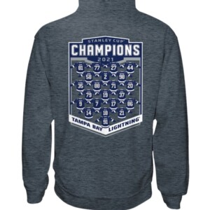 2021 Stanley Cup Champions Jersey Roster T-ShirtTampa Bay Lightning Jersey Roster