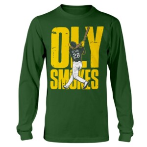 OLY SMOKES SHIRT Matt Olson - Oakland Athletics
