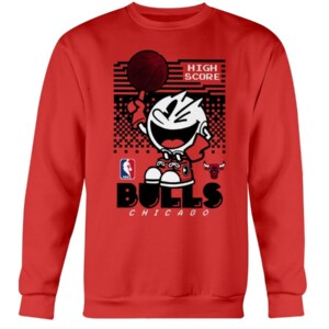 Pacman High Score Bulls Shirt Funny Pacman - Chicago Bulls
