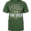 FEAR THE DEER T-Shirt Milwaukee Bucks  2021  Eastern Conference Champions Team Roster NBA FINAL