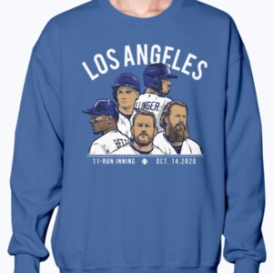 LOS ANGELES 11 - RUN INNING SHIRT  LOS ANGELES DODGERS