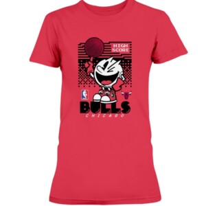Pacman High Score Bulls Shirt Funny Pacman - Chicago Bulls