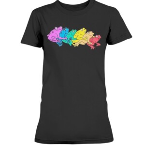 RAINBOW GAY FROG T-SHIRT LGBT