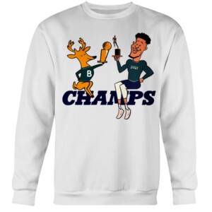 Bango & Giannis - Cheers The Trophy Shirt Bango- Giannis Antetokounmpo Milwaukee Bucks 2021 NBA Finals Champions Shirt