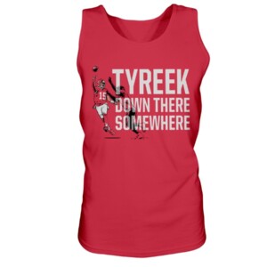 TYREEK DOWN THERE SOMEWHERE SHIRT PATRICK MAHOMES Kansas City Chiefs
