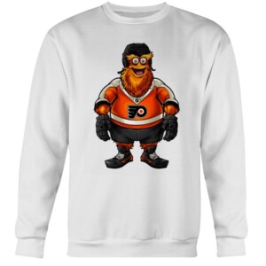 Gritty shirt Cam Atkinson Philadelphia Flyers Atkinson wears Gritty shirt in media availability after trade to Flyers