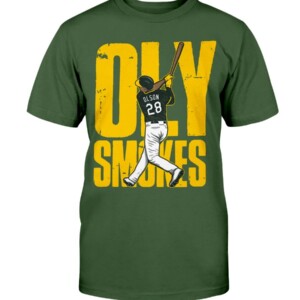 OLY SMOKES SHIRT Matt Olson - Oakland Athletics
