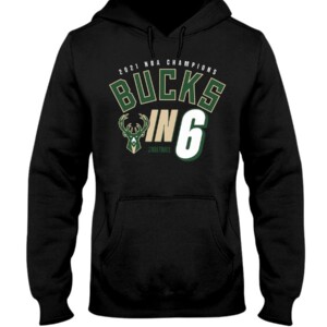 2021 Finals Champions Bucks In Six T-Shirt Milwaukee Bucks 2021 NBA Finals Champions
