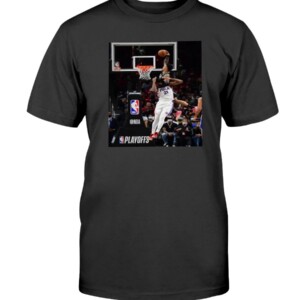 John Collins Dunking On Joel Embiid Shirt Atlanta Hawks