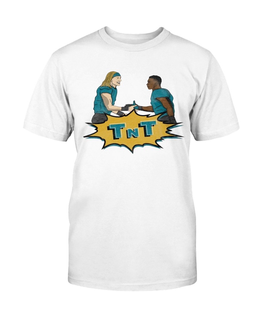regular_594e2e84-3aed-4118-addc-67aa40cc78e0 TNT SHIRT Trevor Lawrence - Travis Etienne - Jacksonville Jaguars