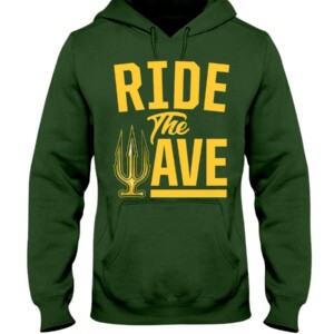 RIDE THE WAVE TRIDENT SHIRT Oakland Athletics