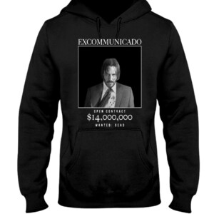 John Wick Excommunicado wanted dead shirt