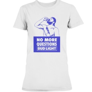 NO MORE QUESTIONS T-SHIRT BUD LIGHT NIKITA KUCHEROV Tampa Bay Lightning Tampa Bay Lightning Championship