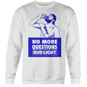 NO MORE QUESTIONS T-SHIRT BUD LIGHT NIKITA KUCHEROV Tampa Bay Lightning Tampa Bay Lightning Championship