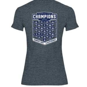 2021 Stanley Cup Champions Jersey Roster T-ShirtTampa Bay Lightning Jersey Roster