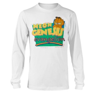 Neon Genesis Evangelion Meets Garfield And Friends T-Shirt