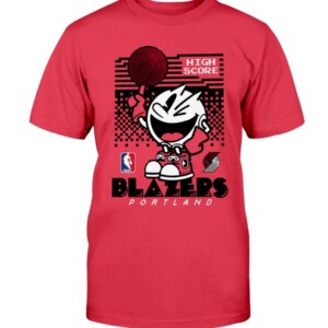 Pacman High Score Blazers Shirt Funny Pacman - Portland Trail Blazers