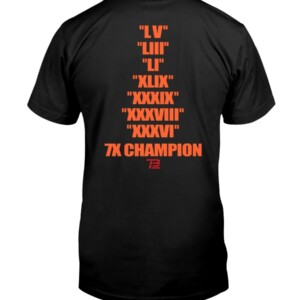 TB 7 Time Champion Shirt Tom Brady Seven Time Super Bowl Champion