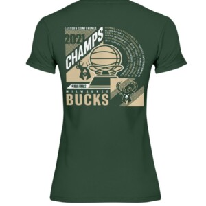 Bucks 2021 Eastern Conference Champions Team Roster T-Shirt Milwaukee Bucks  2021  Eastern Conference Champions Team Roster