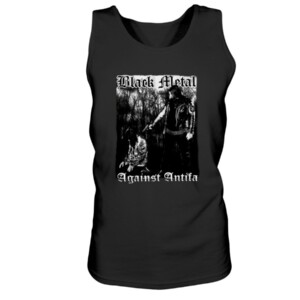 Behemoth Frontman Black Metal Against Antifa Shirt