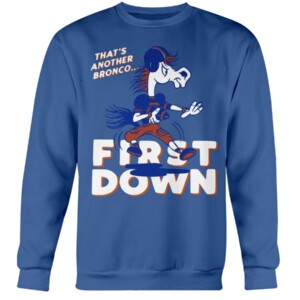 Bronco First Down Vintage Shirt Boise State Broncos football BSU Bronco First Down Vintage Shirt