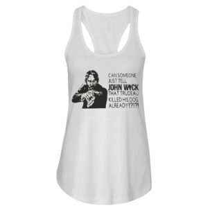 CAN SOMEONE JUST TELL JOHN WICK THAT TRUDEAU KILLED HIS DOG ALREADY SHIRT