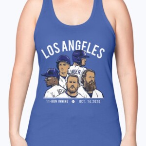 LOS ANGELES 11 - RUN INNING SHIRT  LOS ANGELES DODGERS