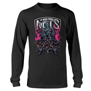 The Brooklyn Three Shirt Kevin Durant Kyrie Irving James Harden Brooklyn Nets The Death Skull Skeleton