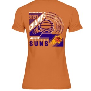 Suns 2021 Western Conference Champions Team Roster T-Shirt Phoenix Suns  2021 Western Conference Champions Team Roster