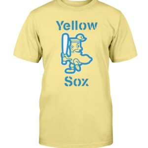 YELLOW SOX SHIRT 2021 City Connect Wordmark Boston Red Sox