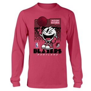 Pacman High Score Blazers Shirt Funny Pacman - Portland Trail Blazers
