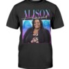 Alison Hammond Vintage Throwback Homage T-Shirt Alison Hammond This Morning Unisex Vintage Throwback Homage T-Shirt