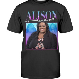 Alison Hammond Vintage Throwback Homage T-Shirt Alison Hammond This Morning Unisex Vintage Throwback Homage T-Shirt
