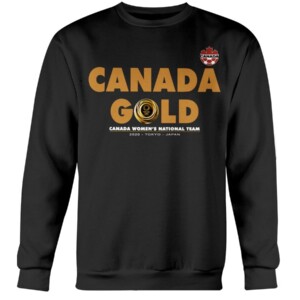 2020 Summer Olympics Women's Canada Soccer Gold Medal T-Shirt
