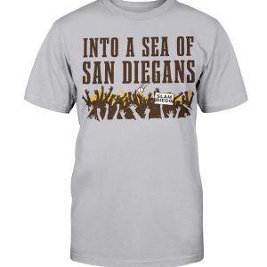 INTO A SEA OF SAN DIEGANS SHIRT San Diego Padres