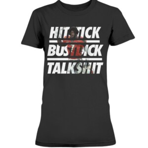 HITSTICK BUSTDICK TALKSHIT SHIRT Al Blades Jr Miami Hurricanes football