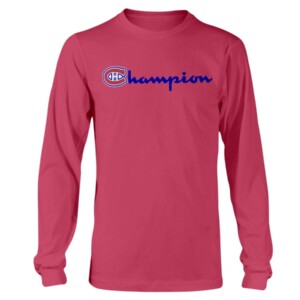Champion Canadiens Shirt Montreal Canadiens 2021 Stanley Cup Champions - Champion Logo