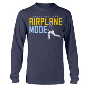 AIRPLANE MODE SHIRT BRETT PHILLIPS Tampa Bay Rays