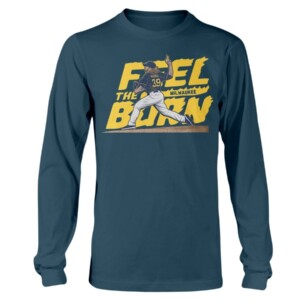FEEL THE BURN SHIRT Corbin Burnes - Milwaukee Brewers