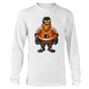 Gritty shirt Cam Atkinson Philadelphia Flyers Atkinson wears Gritty shirt in media availability after trade to Flyers