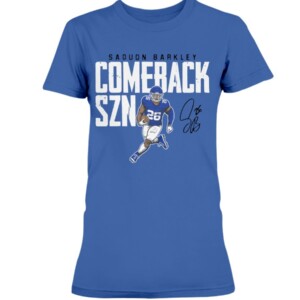 COMEBACK SZN SHIRT SAQUON BARKLEY New York Giants
